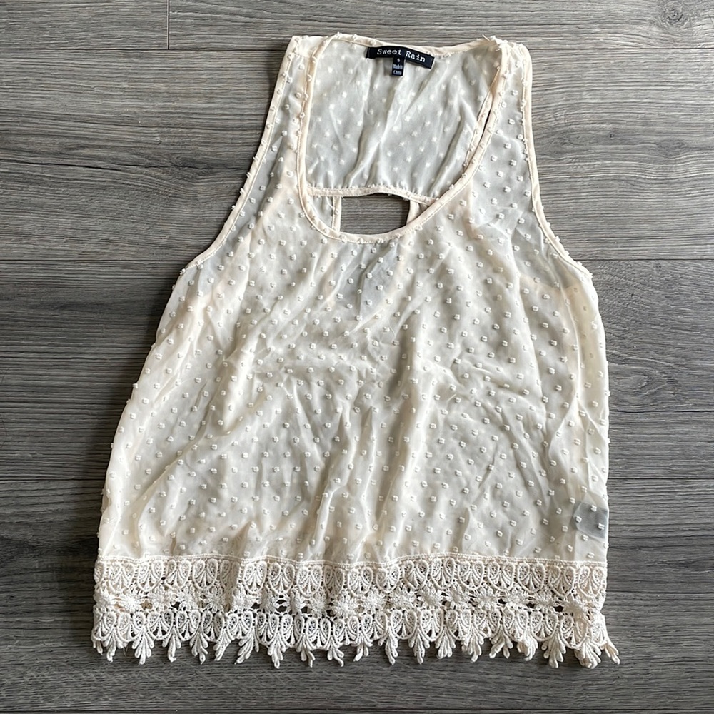 Cream top